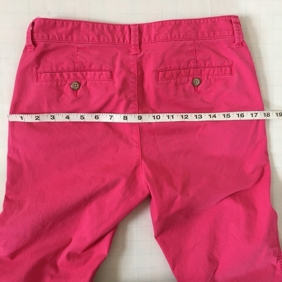 Gap Girlfriend Khakis Pink Relax Fit Straight Pant - Picture 5 of 12